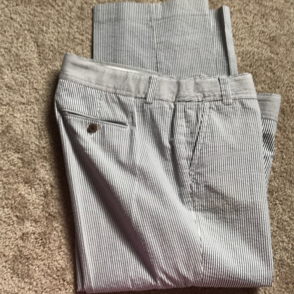 Jcrew seersucker City fit pants